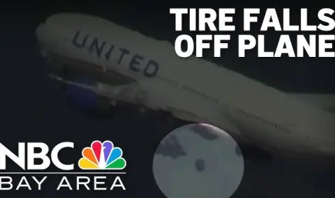 „Боинг 777“ загуби едно от колелата си при излитане от Сан Франциско ВИДЕО