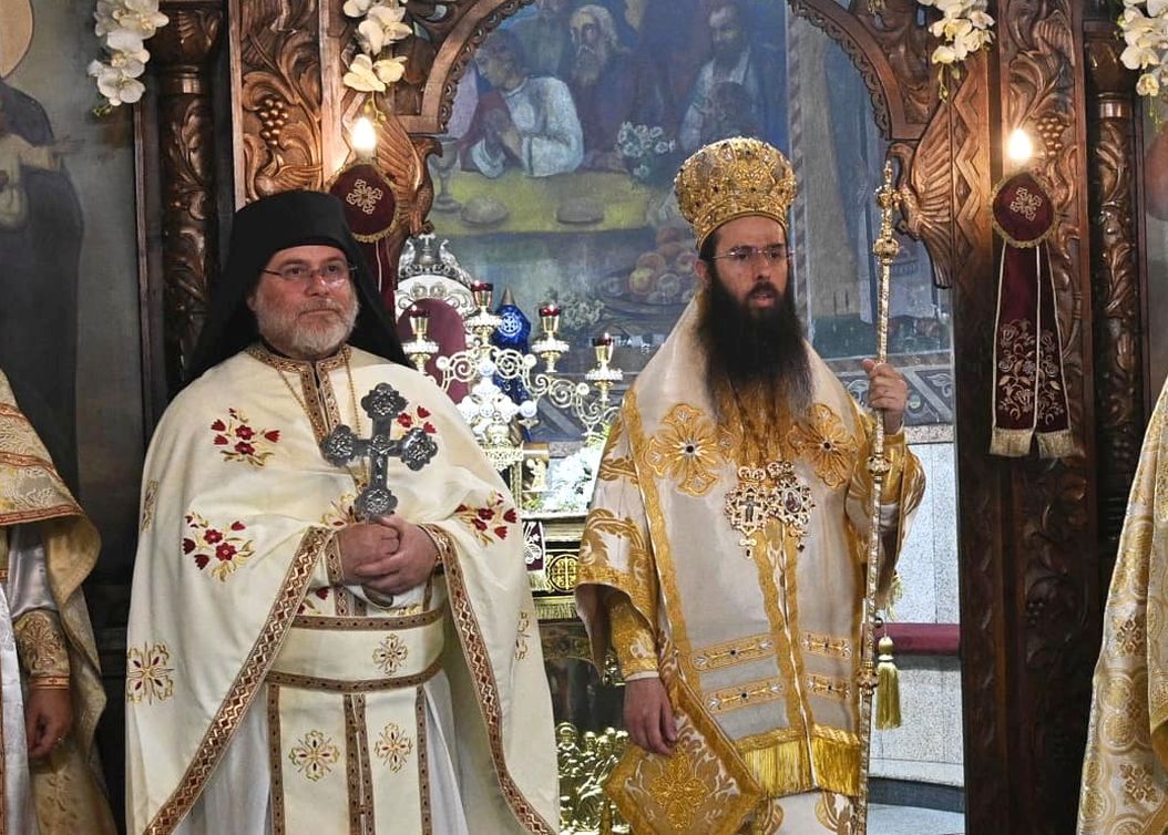 арх Димитрий Ямбол и новият Сливенски митрополит Арсений