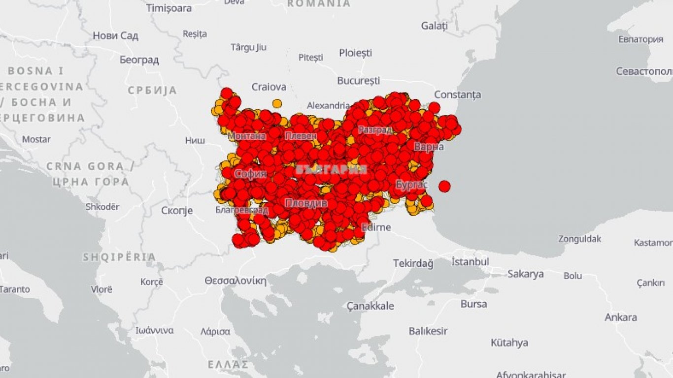 къде са опасните точки? дигиталната карта на пътна полиция отново е активна!